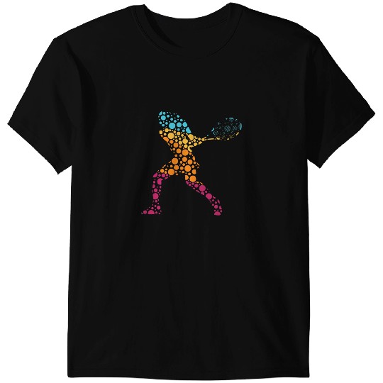 Tennis Gift Polka Dot Day Tennis Player silhouette International Dot Day T-Shirts