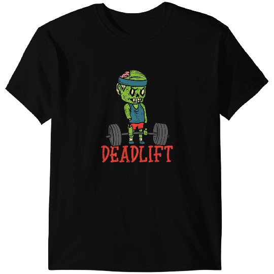 Zombie Deadlift Funny Gym Halloween Workout Fitness Men PT T-Shirts
