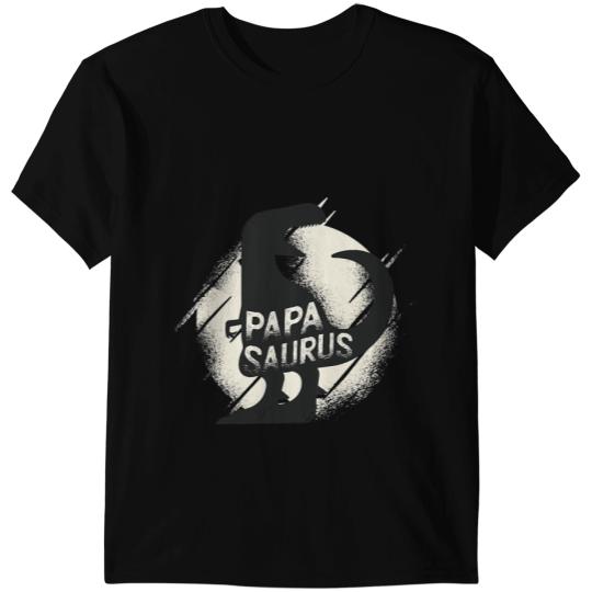 Dinosaur Dino Papasaurus Rex Funny Dinosaur Dad T-Shirts