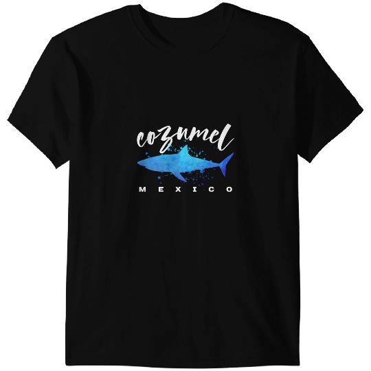 Ocean Shark Scubas COZUMEL MEXICO Shark Scubas Diving Snorkeling Beach Vacation T-Shirts