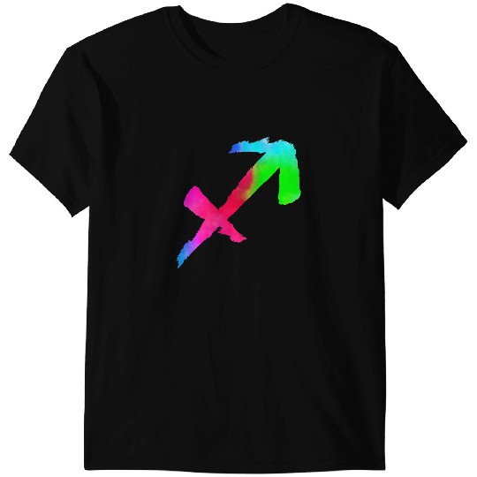 Watercolor Arrow Zodiac Sign Symbol Horoscope Sagittarius T-Shirts