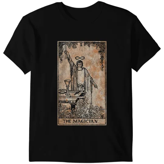 The Magician vintages Tarot Card Magic Occult Supernatural T-Shirts