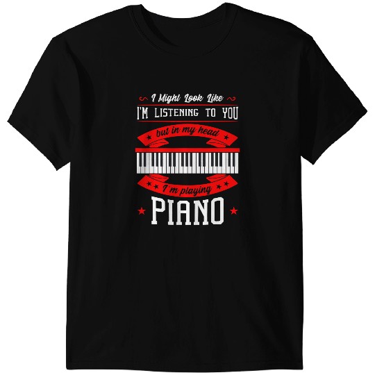 Piano Music Instrument Classical Music Pianist Orchestra Keyboard T-Shirts