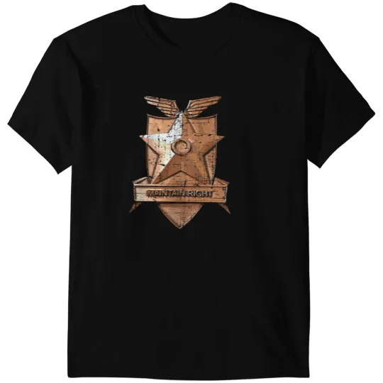 Mad Max Police Badge, distressed T-Shirts