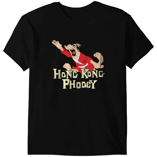 Hong Kong Phooey, distressed T-Shirts