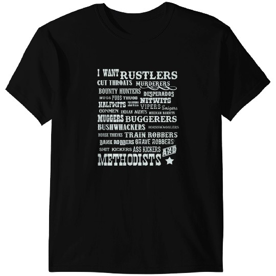 Blazing Saddles Wanted T-Shirts