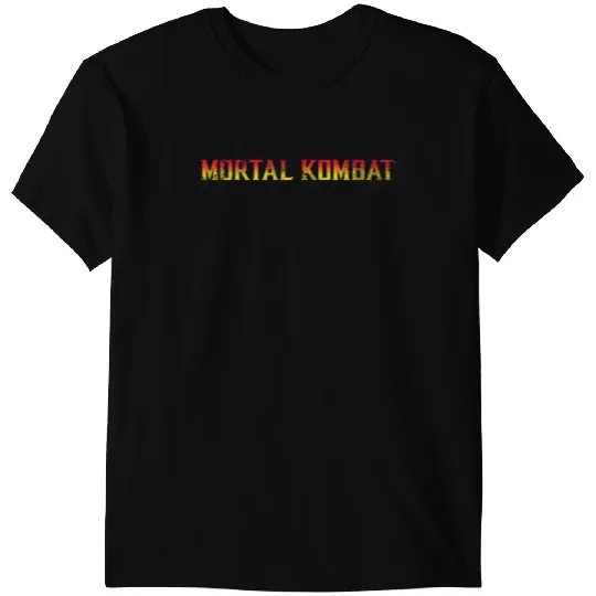 Mortal Kombat Vintage Title, distressed T-Shirts