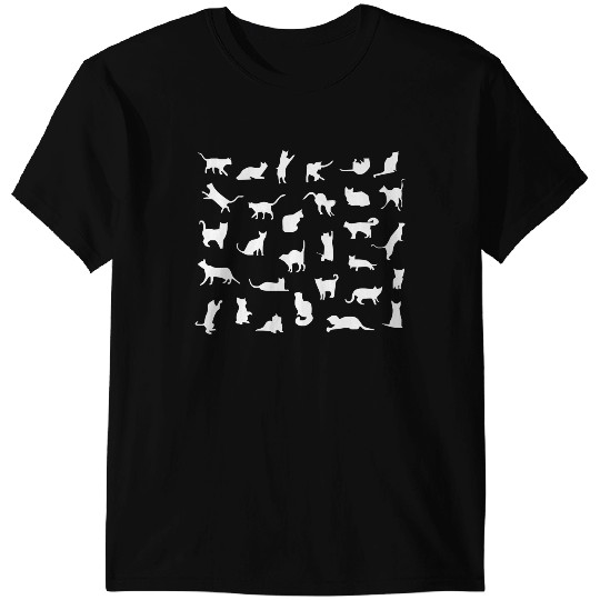 Discover Cats  Tee Cute Cat Breeds Playing I Love Cats Size T-Shirts