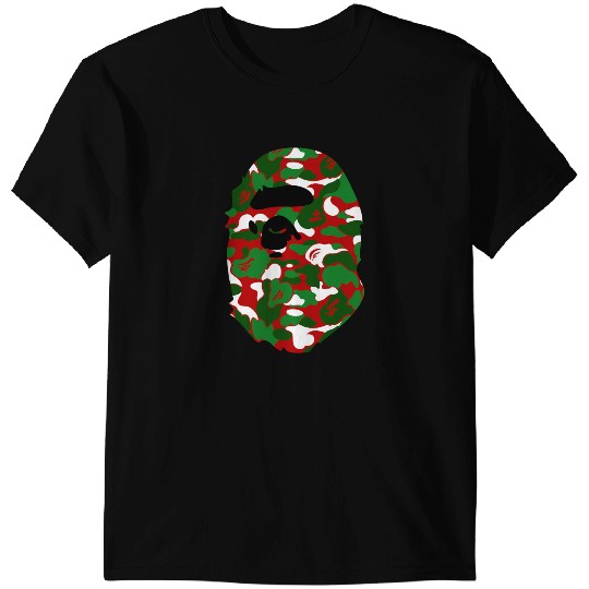 A Bathing Ape Camo Big Ape Head 2016 T-Shirts