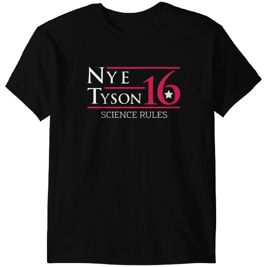 Nye Tyson _16 Science Rules T-Shirts