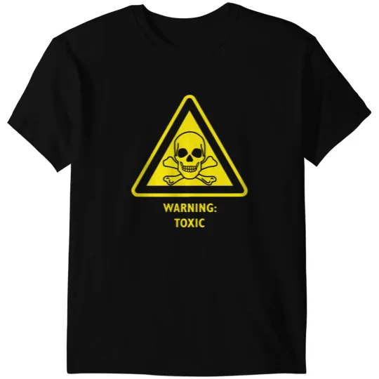 Toxic Hazard Laboratory Poison Substance Warning T-Shirts