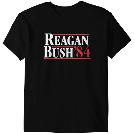 Reagan Bush _84 80_s Retro Political Party T-Shirts