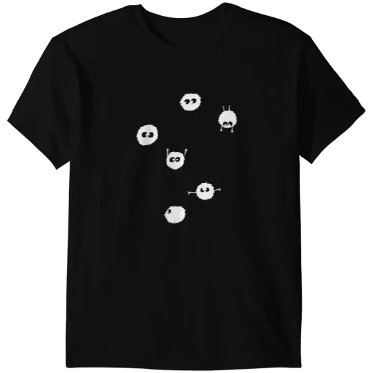 Soot Sprites  Ghibli Catbus Totoro Ponyo Tee Neighbour Anime Miyazaki T-Shirts