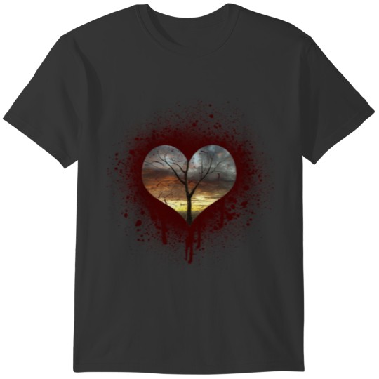bleeding heart T-shirt