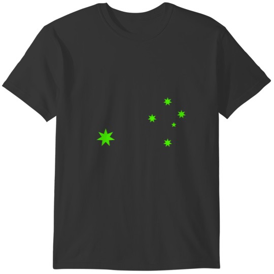 Aus Stars Green T-shirt