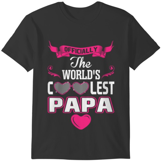 Officially The Worlds Coolest Papa T-shirt