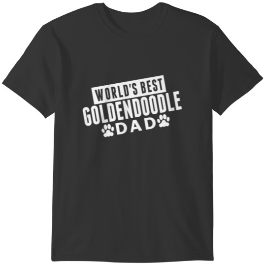 World's Best Goldendoodle Dad T-shirt