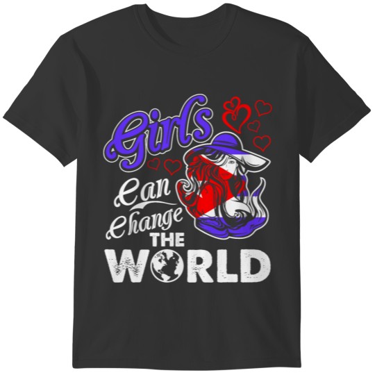 Cuban Girls Can Change The World T-shirt