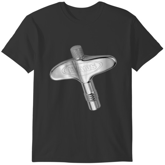 Evans Chrome Magnetic Drum Key T-shirt