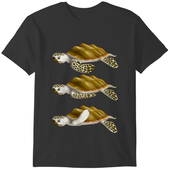 sea turtle tortoise schildkroete33 T-shirt