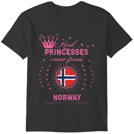 queen real princesses princess from NORWAY T-shirt