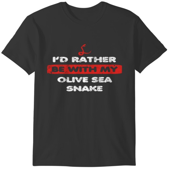 Snake Schlange love rather bei my OLIVE SEA SNAKE T-shirt