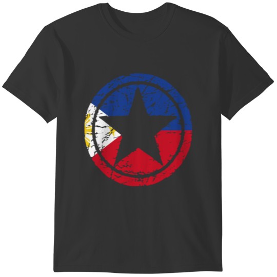 wurzeln liebe stern herz heimat Philippinen png T-shirt
