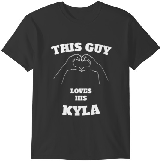 This Guy Loves His Kyla Valentine Day Gift T-shirt