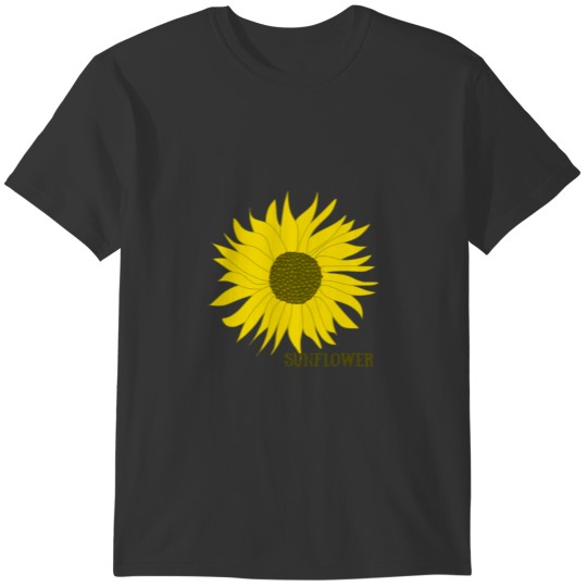 yellow sunflower T-shirt