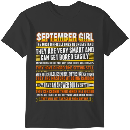 September Girl T-shirt