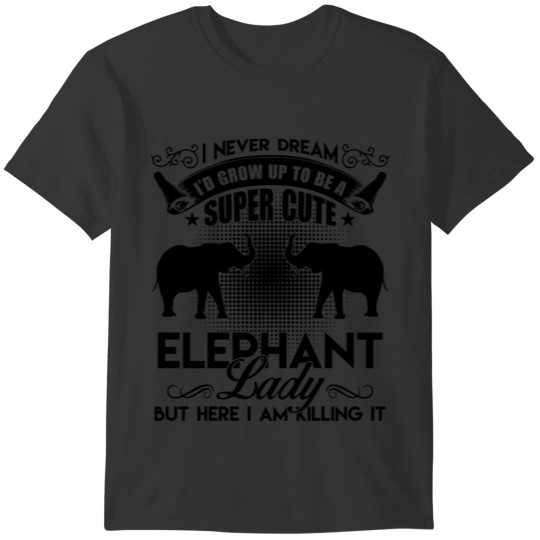 Super Cute Elephant Lady Mug T-shirt
