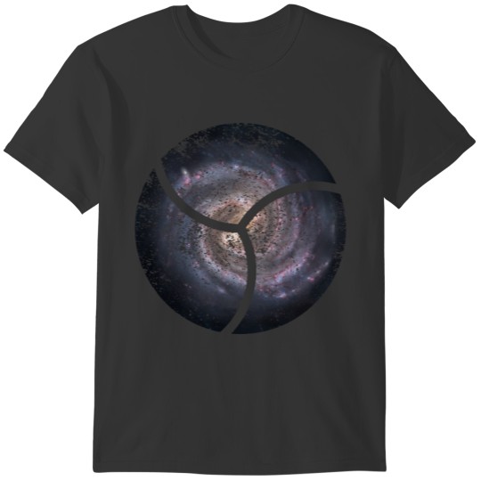 SPACE CIRCLES KREISE GRUNGE T-shirt