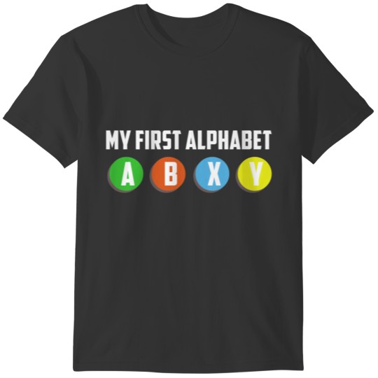 Gamer Baby First Alphabet Gift T-shirt