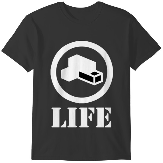 lifebrick wite T-shirt