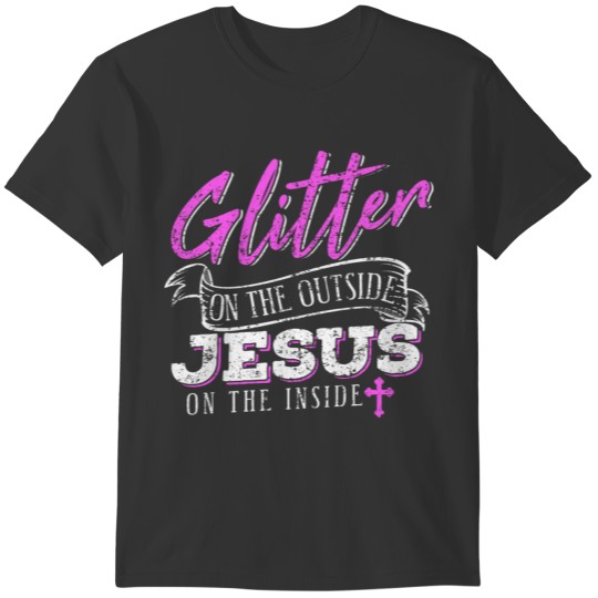 Glitter Jesus T-shirt