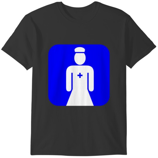 Blue Nurse Icon T-shirt