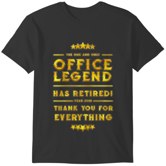 office legend retired T-shirt