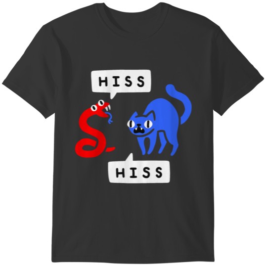 Awesome Hissy Fit Snake Cat Funny Cat T-shirt