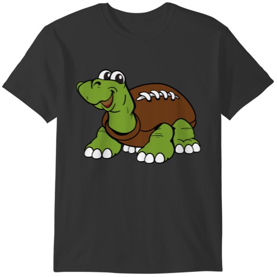 Football Turtle Tortoise Reptiles Amphibians T-shirt