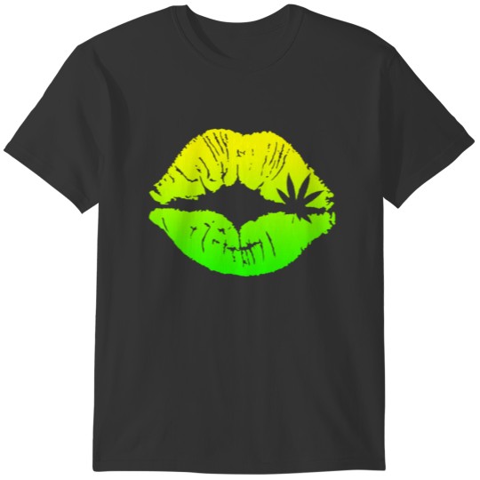 Sexy Green Lips T-shirt
