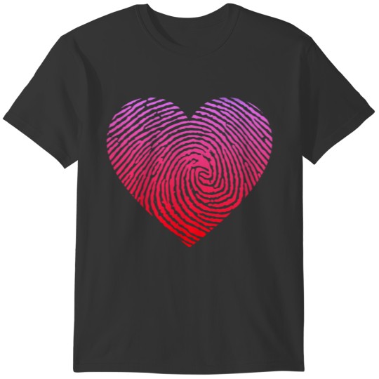 heart love couple T-shirt