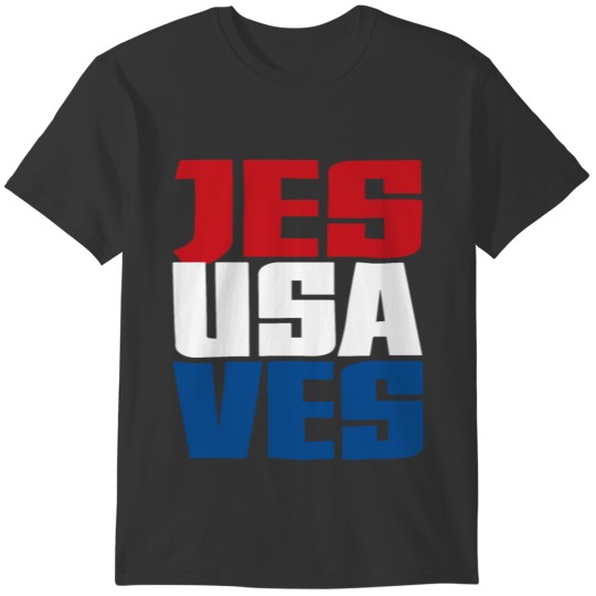 Jesus Saves USA Christian Cool Religious Gift Amer T-shirt