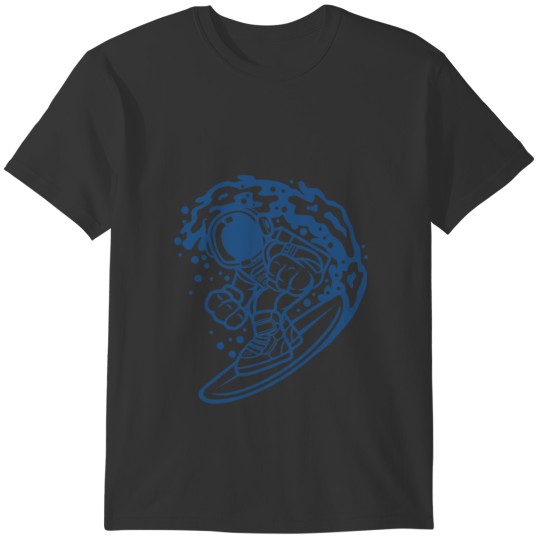 Astronaut Surfing T-shirt