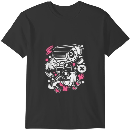 Camera Skate T-shirt