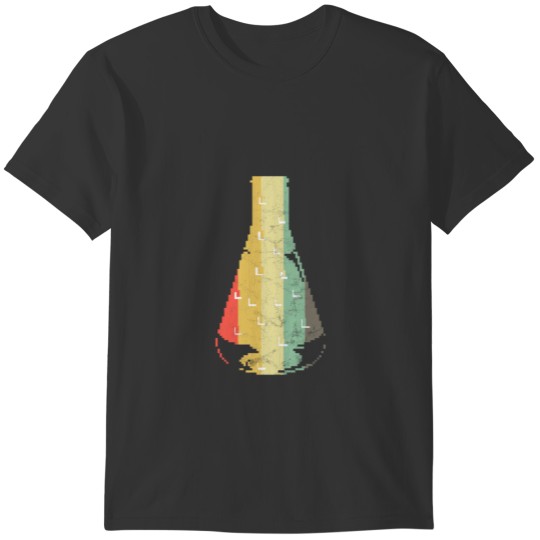 Erlenmeyer flask Chemistry Retro Vintage Chemist T-shirt