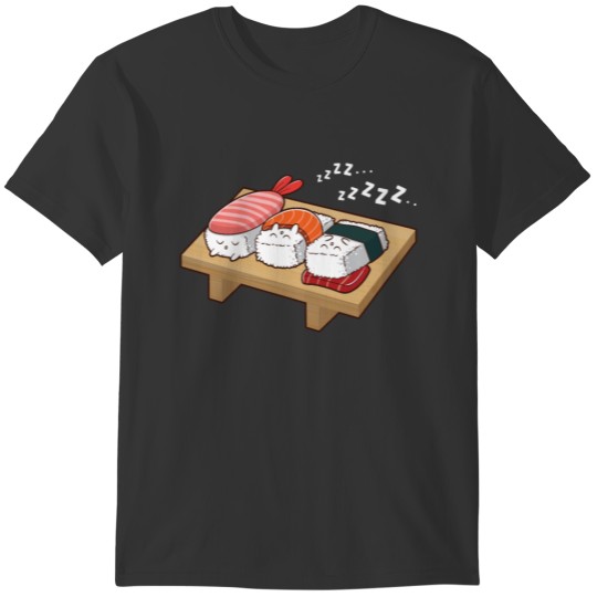 Sushi Kawaii Sleeping T-shirt
