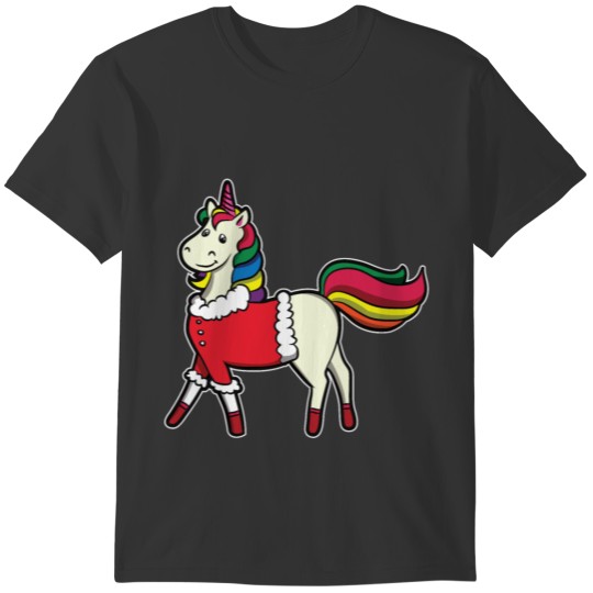 Funny Unicorn Lover Christmas Sweater Girl Gift T-shirt