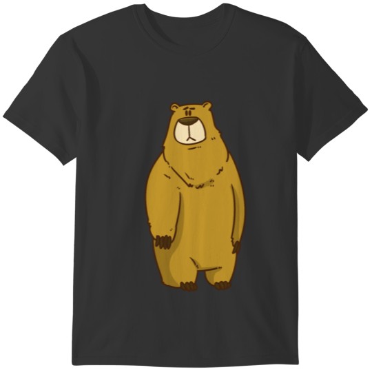 Bear Funny Pole Gift Panda Brown Cool North T-shirt