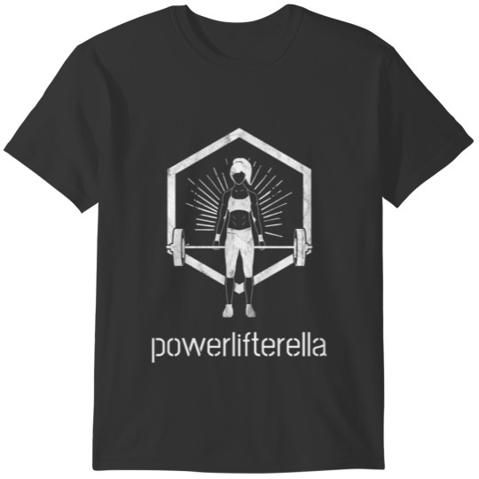 Powerlifting Girl Lift Power Deadlift Vintage Gym T-shirt