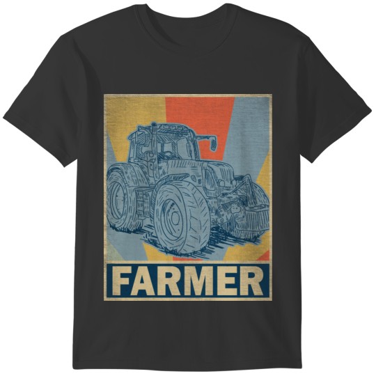Tractor Retro Vintage Old School Gift Farmer T-shirt